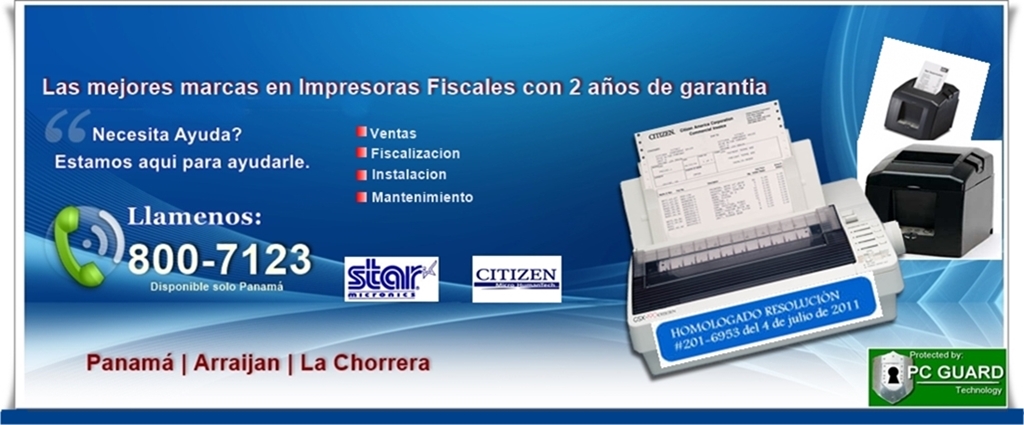 Impresoras Fiscales