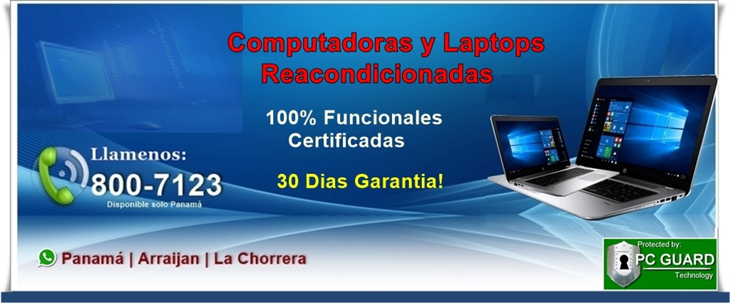 Laptops reacondicionadas